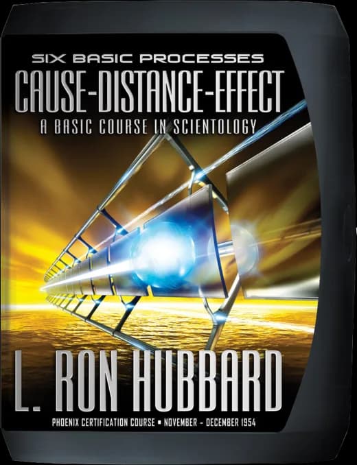Cover of Cause-Distance-Effect: A Basic Course in Scientology Extension Course