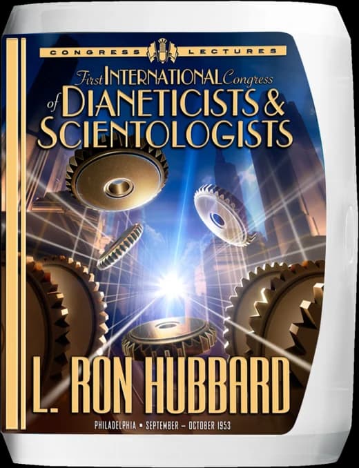 Cover of First International Congress of Dianeticists & Scientologists Extension Course